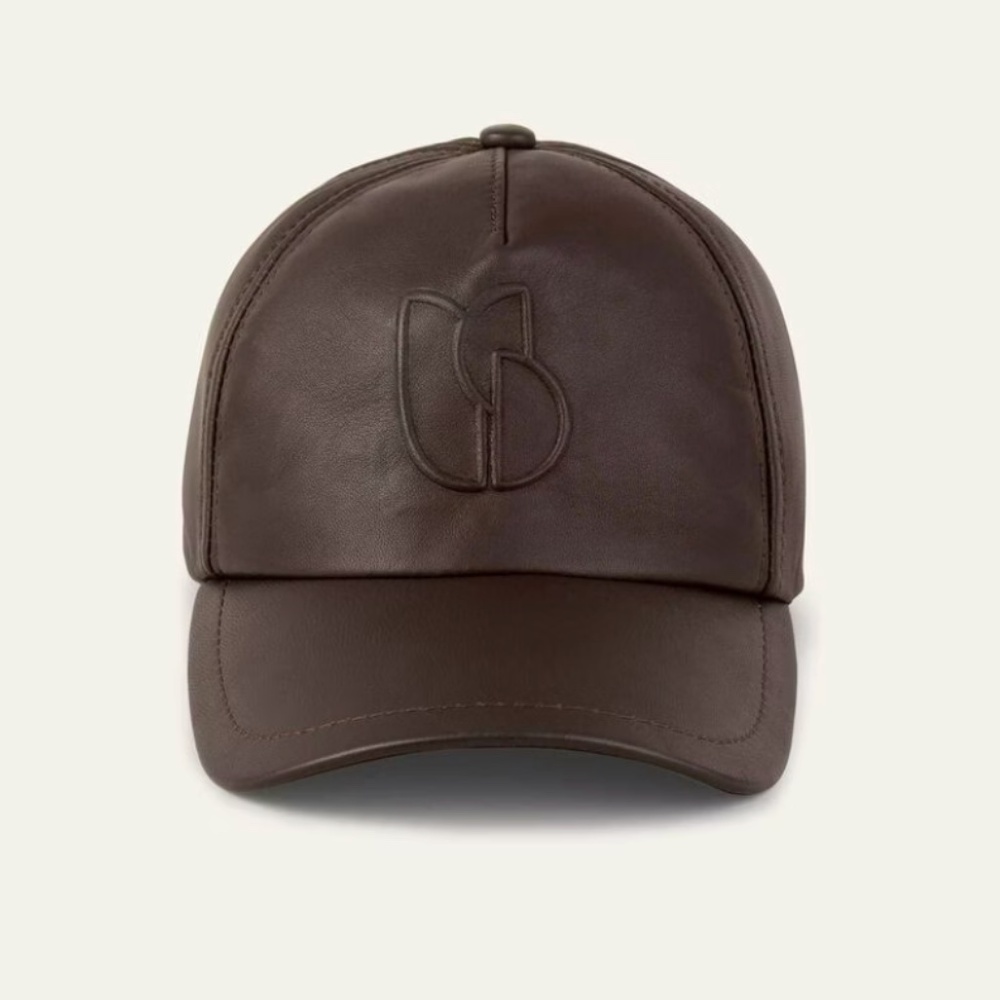ba&sh HALY brown leather hat - Picture 2 of 6